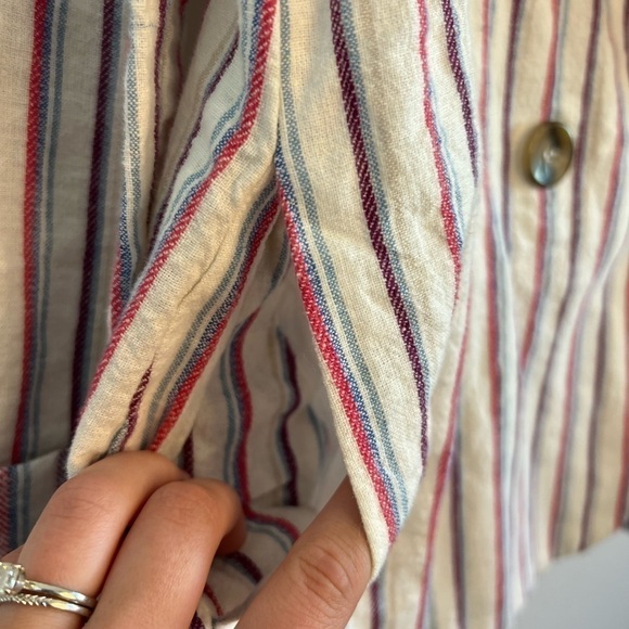 Dolan Women’s Anthropologie Striped Blazer Size XS - Picture 4 of 9